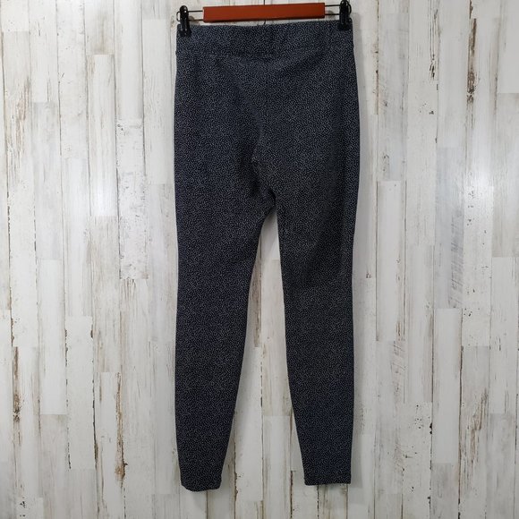 5/$25 Old Navy Womens Leggings XS Black Polka Dot Stretch Q3 - Picture 4 of 5